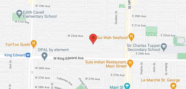 map of 53 W 23RD AVENUE